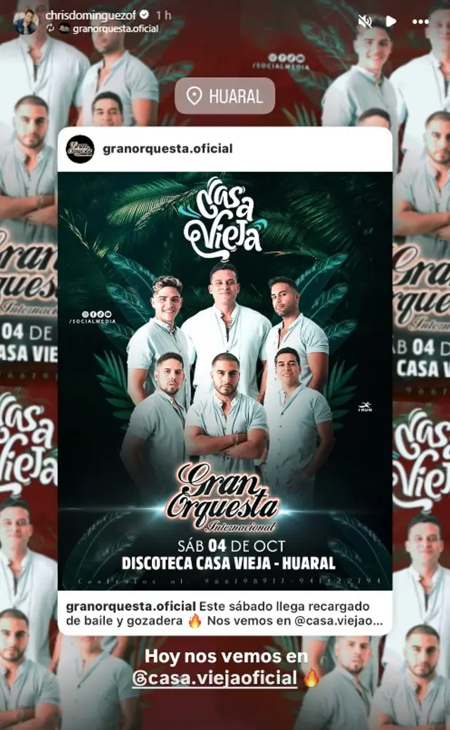 Christian Domínguez ignora polémica con su hija mayor y continúa con su trabajo en la orquesta