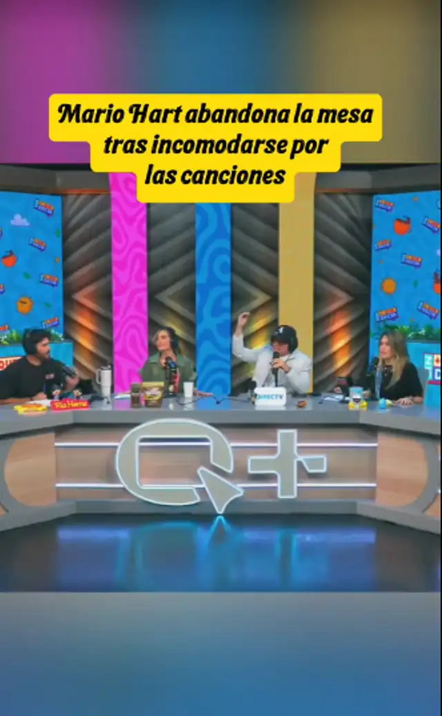Mario Hart se molesta contra la producción de 'Sin + que deci'.