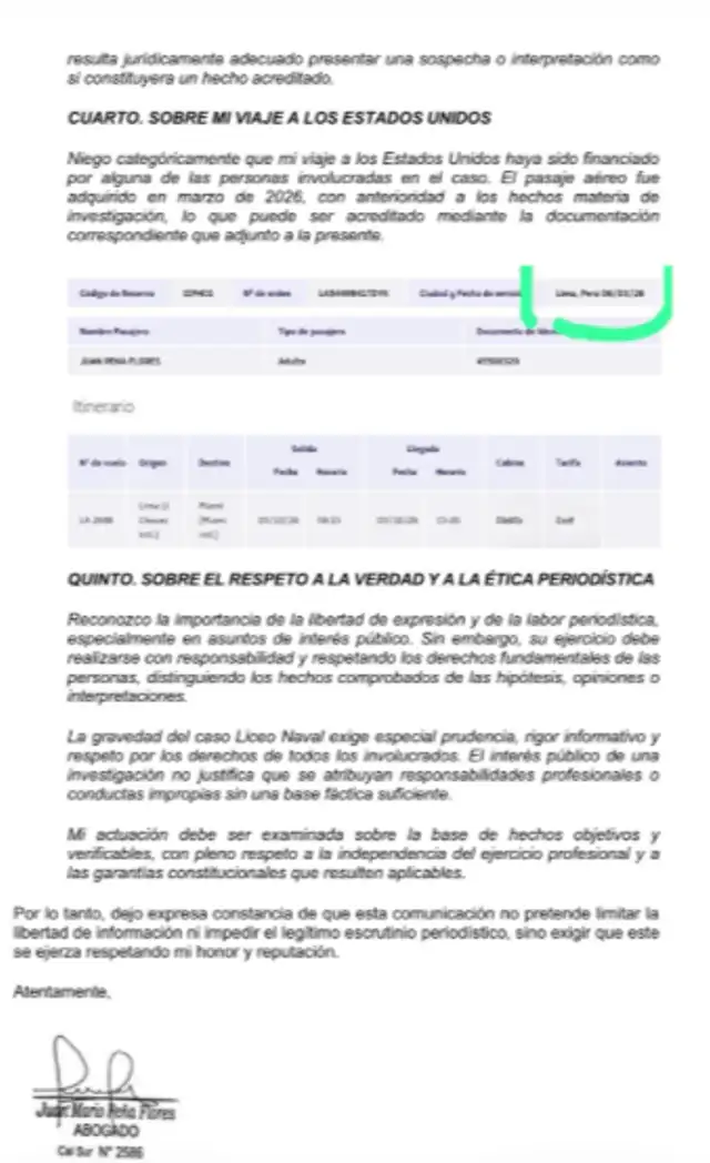 Nuevo abogado de víctima de Liceo Naval se pronuncia sobre su padre, quien defiende a presunto agresor
