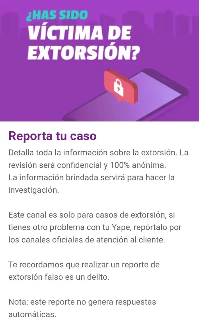 Detallar brevemente tu caso en Yape. Detallar brevemente tu caso en Yape.