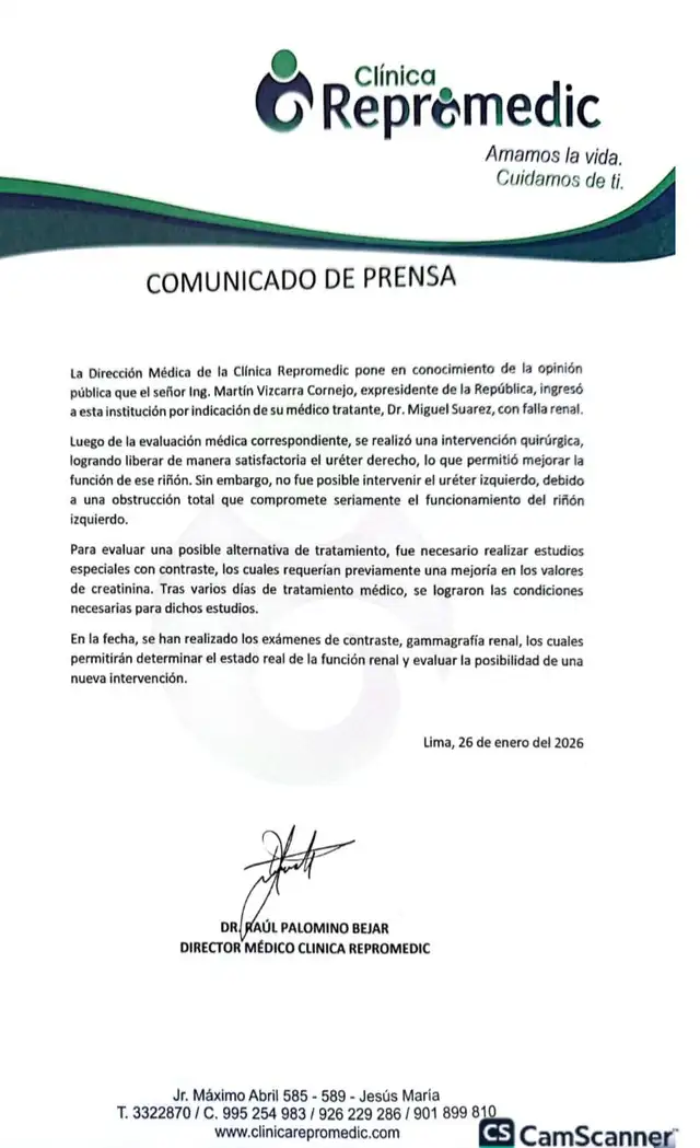 Comunicado Repromedic.