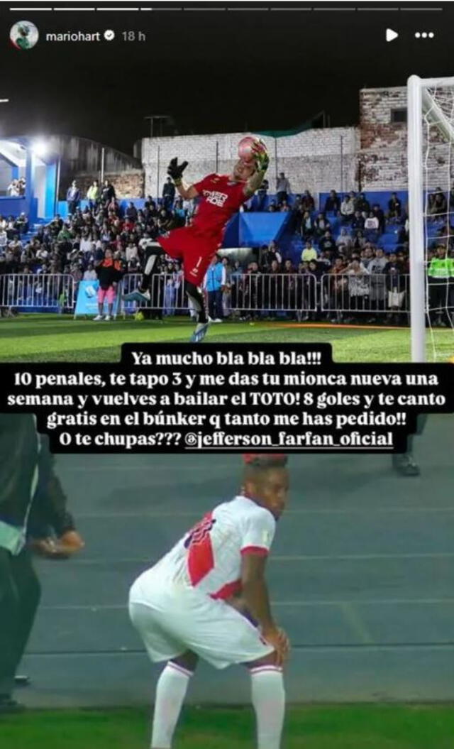  Mario Hart hace contundente reto a Jefferson Farfán 