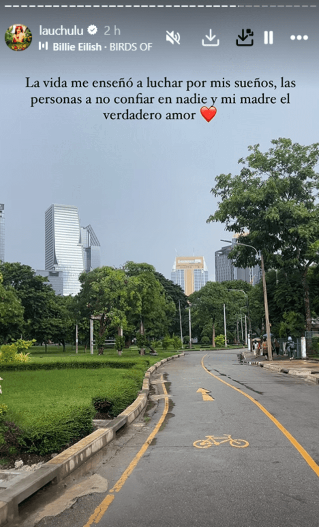  <strong>La Uchulú viajó a Tailandia con su madre</strong>.   