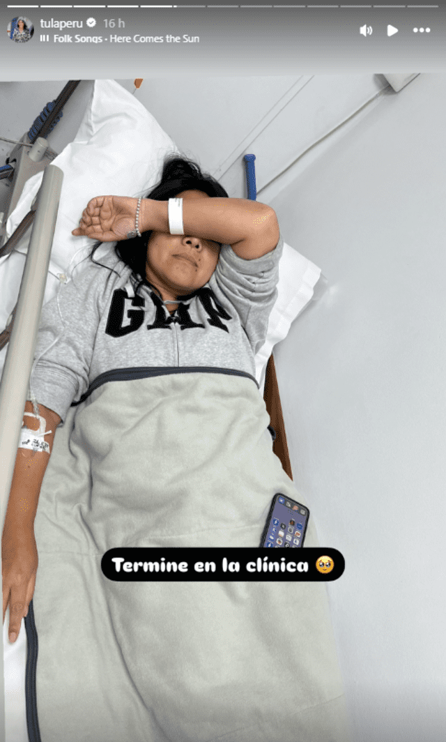 <em>Tula Rodríguez decidió continuar con su trabajo pese a su delicada salud. Captura: Instagram </em>   