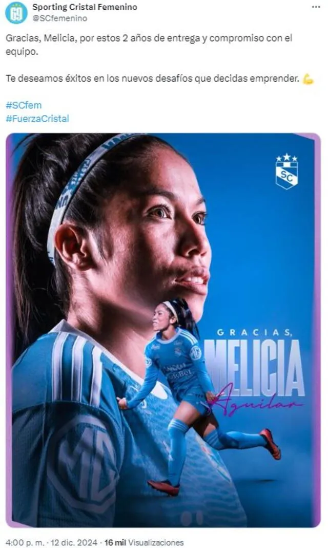 Melicia Aguilar, Sporting Cristal