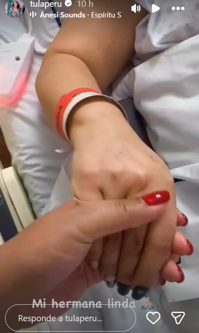  Hermana de Tula Rodríguez es internada de emergencia en hospital y ella reaparece preocupada 