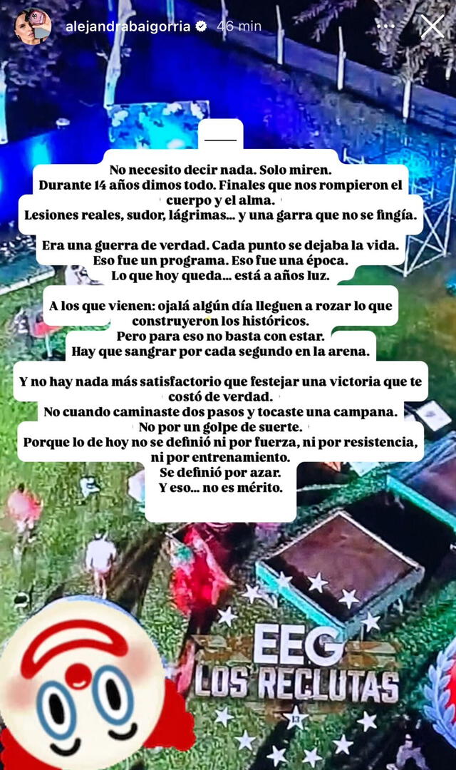 Alejandra Baigorria se manda contra Esto es Guerra.