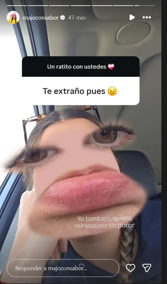 Jota Benz es grabado con 'Majo con Sabor' en ausencia de Angie Arizaga Jota Benz es grabado con 'Majo con Sabor' en ausencia de Angie Arizaga