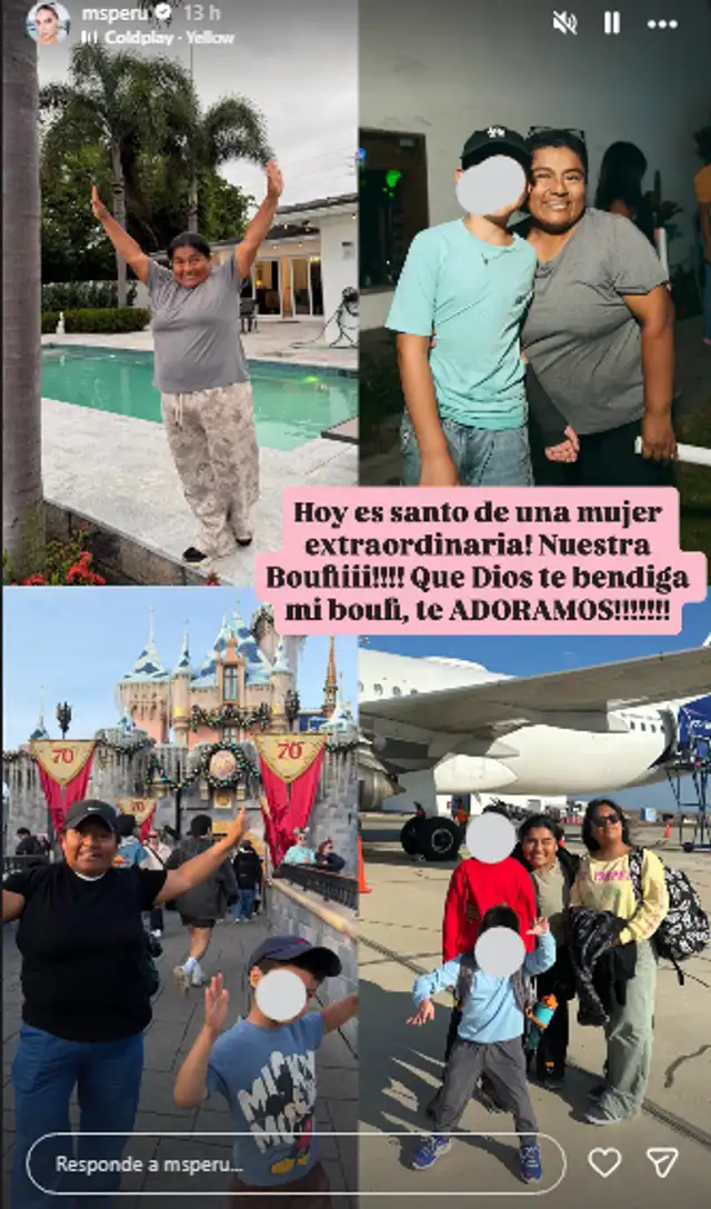 Natalie Vértiz comparte especiales fotografías junto a su trabajadora del hogar.