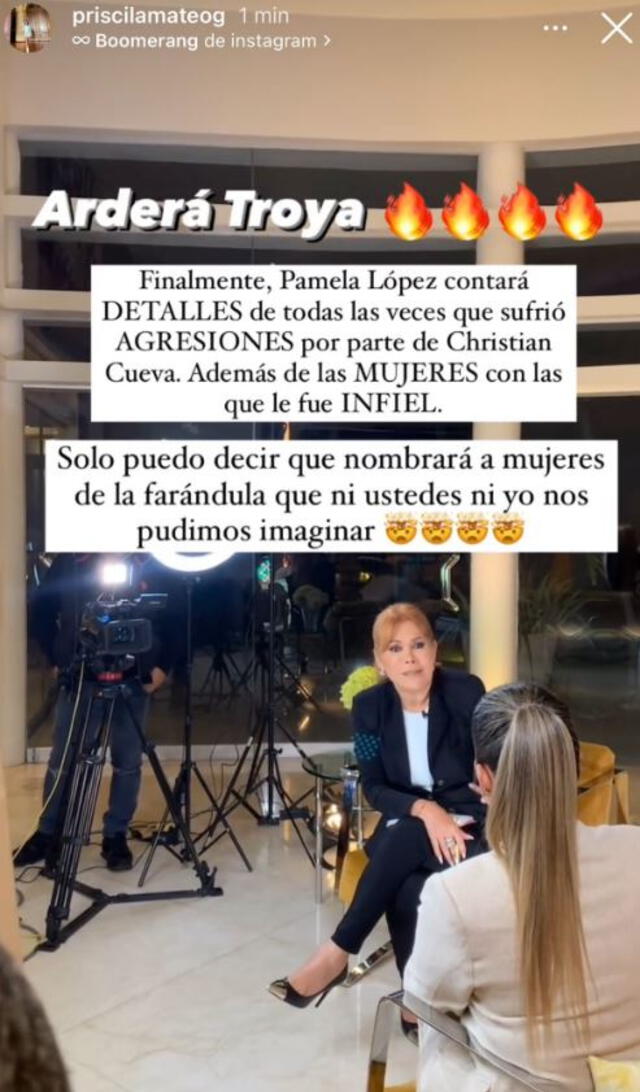  <strong>Pamela López hundirá a Christian Cueva en entrevista a Magaly Medina.</strong>   