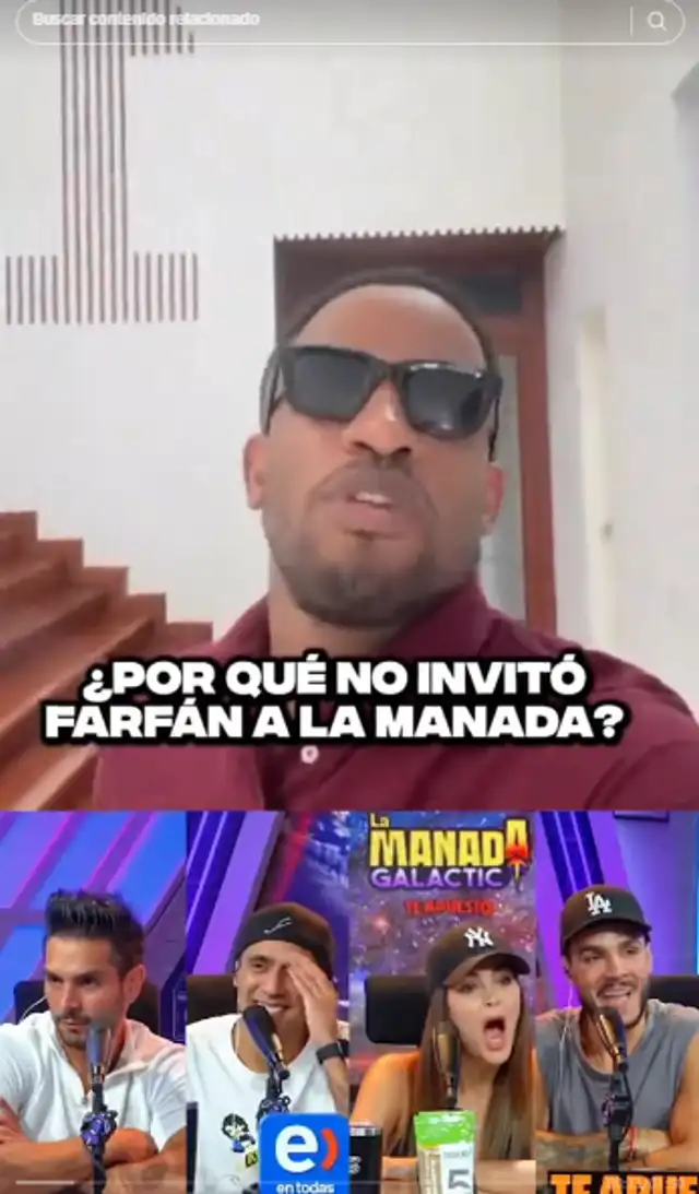 Jefferson Farfán se ríe y admite que no invitó a los conductores de 'La Manada' a su fiesta.