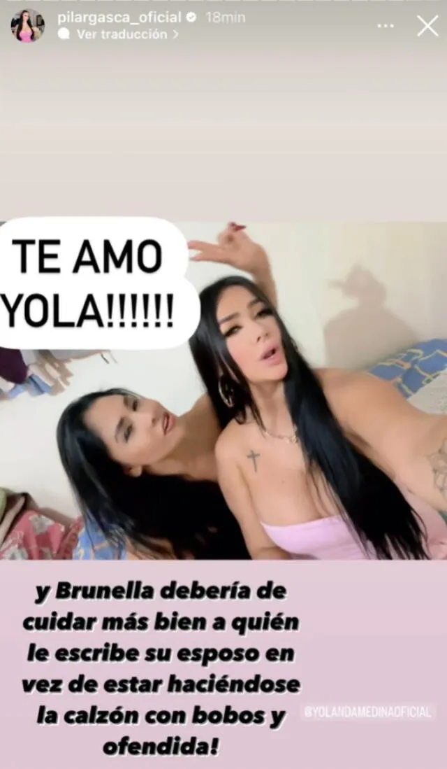 Pilar Gasca arremete contra Brunella Horna y defiende a Yolanda Medina.