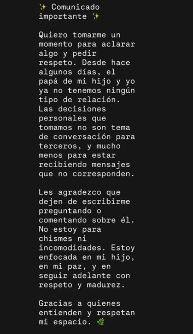 Alejandra Guerrero pidió no preguntarle sobre su separación. Alejandra Guerrero pidió no preguntarle sobre su separación.