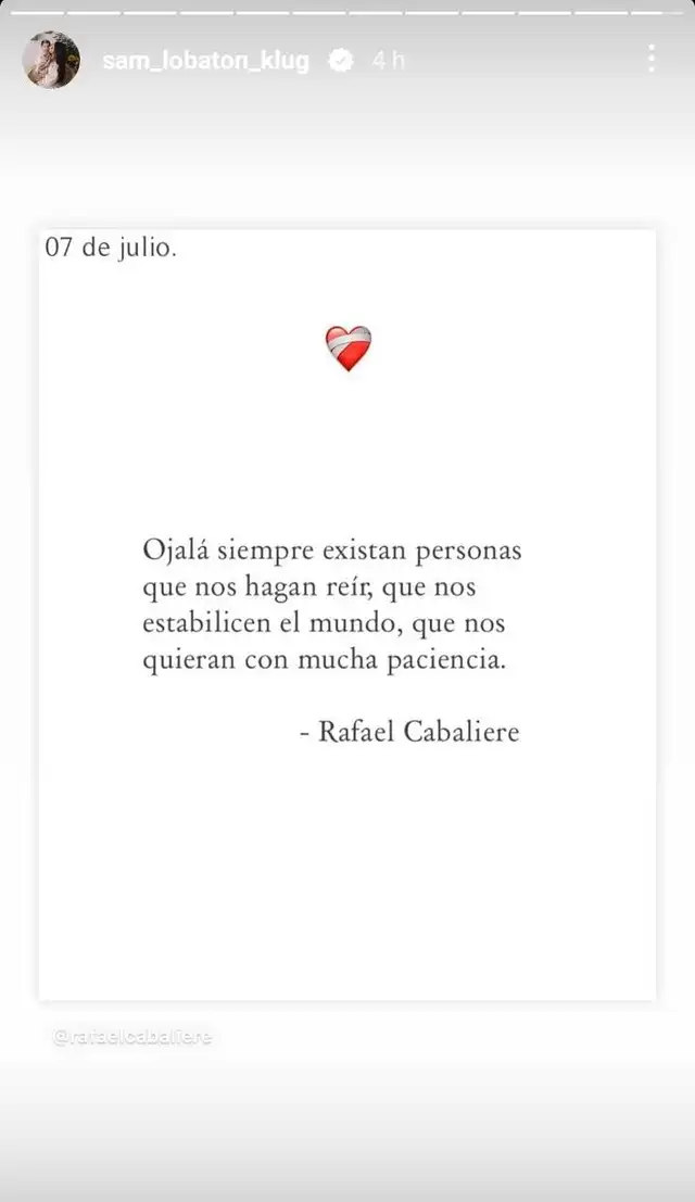 Instagram Samahara Lobatón   