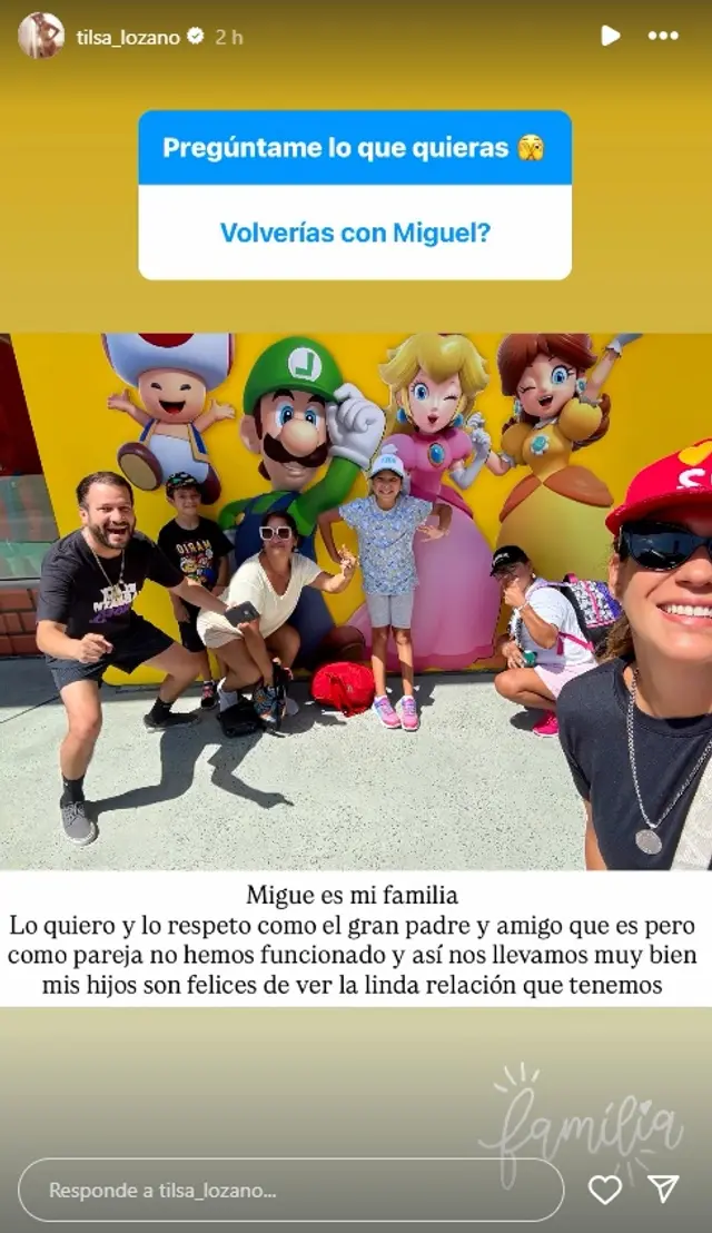 Tilsa Lozano rechaza la posibilidad de reconciliarse con Miguel Hidalgo