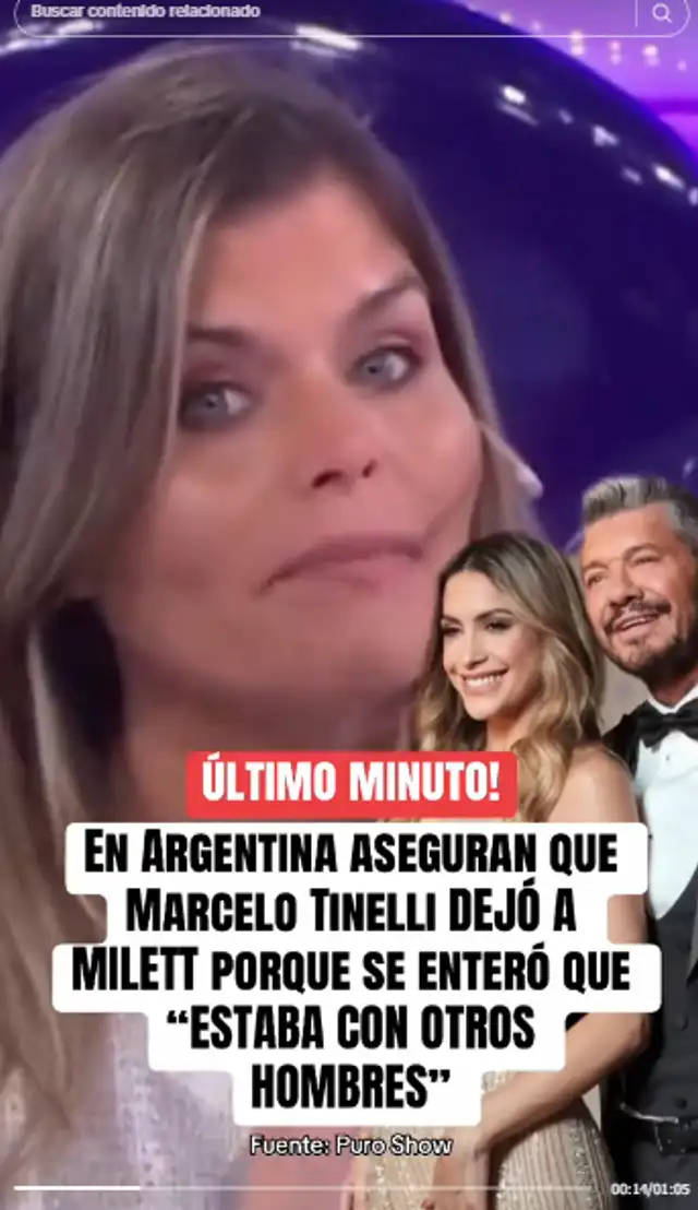Marcelo Tinelli habría descubierto 'secreto' de Milett Figueroa.