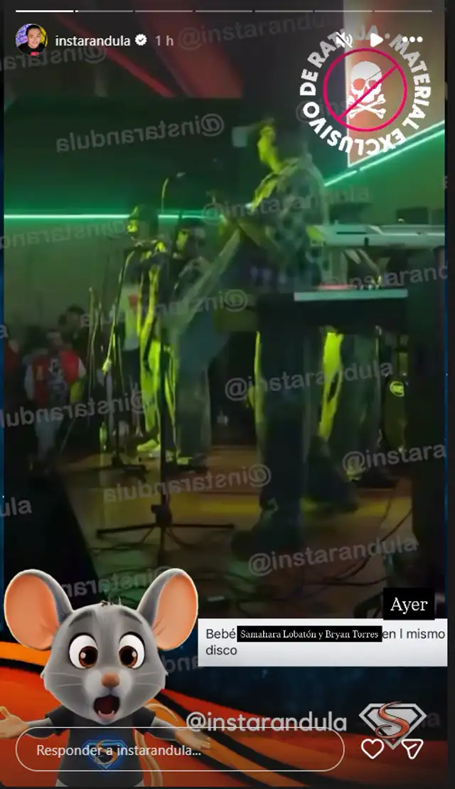 Samahara Lobatón y Bryan Torres son captados en la misma fiesta y ella baila pegadito 