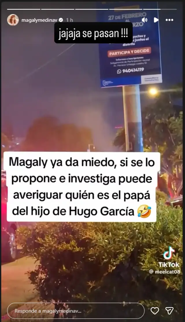 Magaly responde ante clips virales de TikTok sobre Hugo García. Foto: Instagram.   