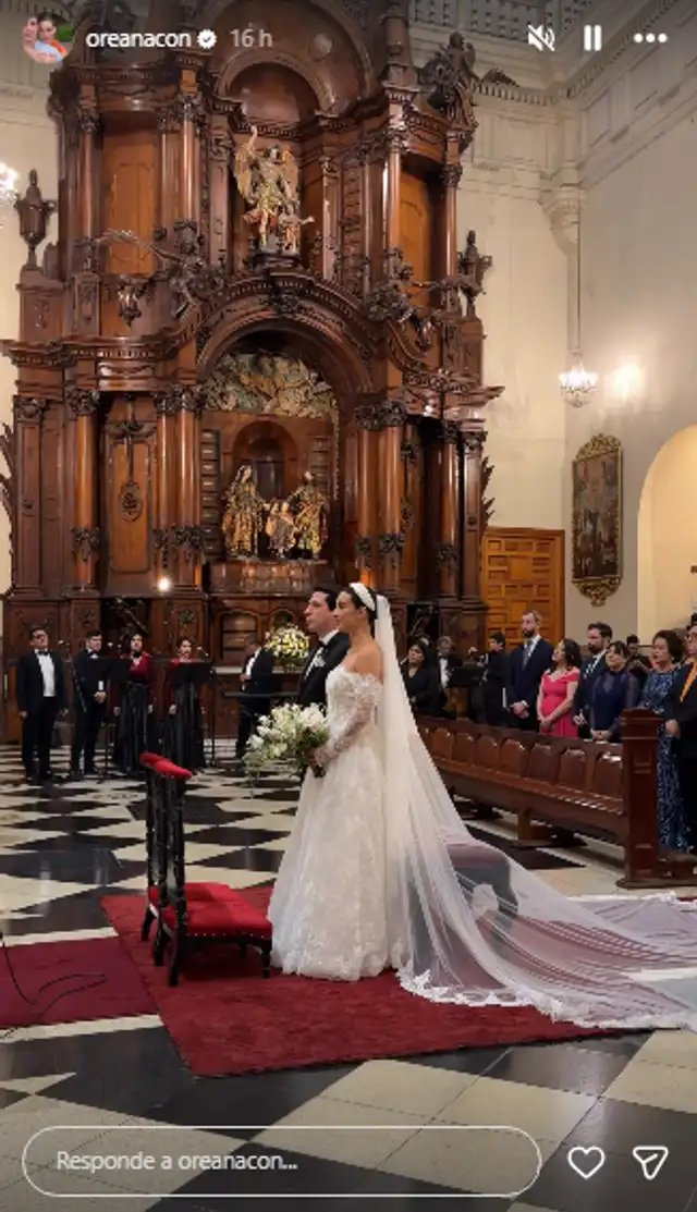 Oreana Concha tuvo una romántica y privada ceremonia. Oreana Concha tuvo una romántica y privada ceremonia.