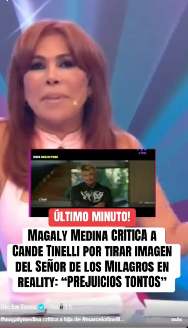 Hija de Marcelo Tinelli es criticada tras tirar imagen del Señor de los Milagros. Hija de Marcelo Tinelli es criticada tras tirar imagen del Señor de los Milagros.