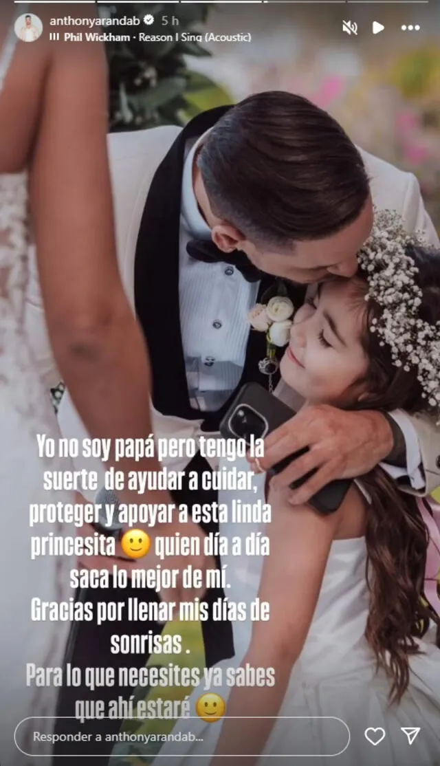 Anthony Aranda y el emotivo mensaje por el Día del Padre a la hija de Melissa Paredes. Anthony Aranda y el emotivo mensaje por el Día del Padre a la hija de Melissa Paredes.