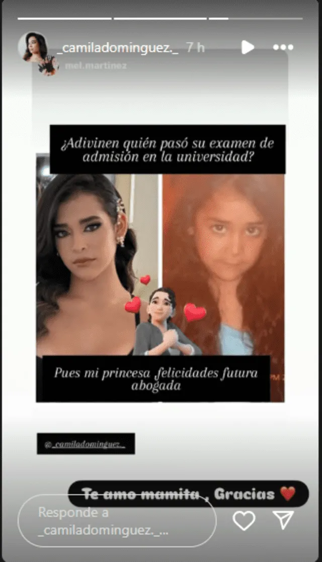 Hija mayor de Christian Domínguez ingresa a la universidad Hija mayor de Christian Domínguez ingresa a la universidad