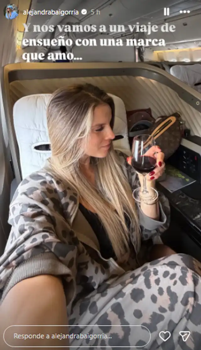 Alejandra Baigorria se emociona con viaje sin Said Palao.