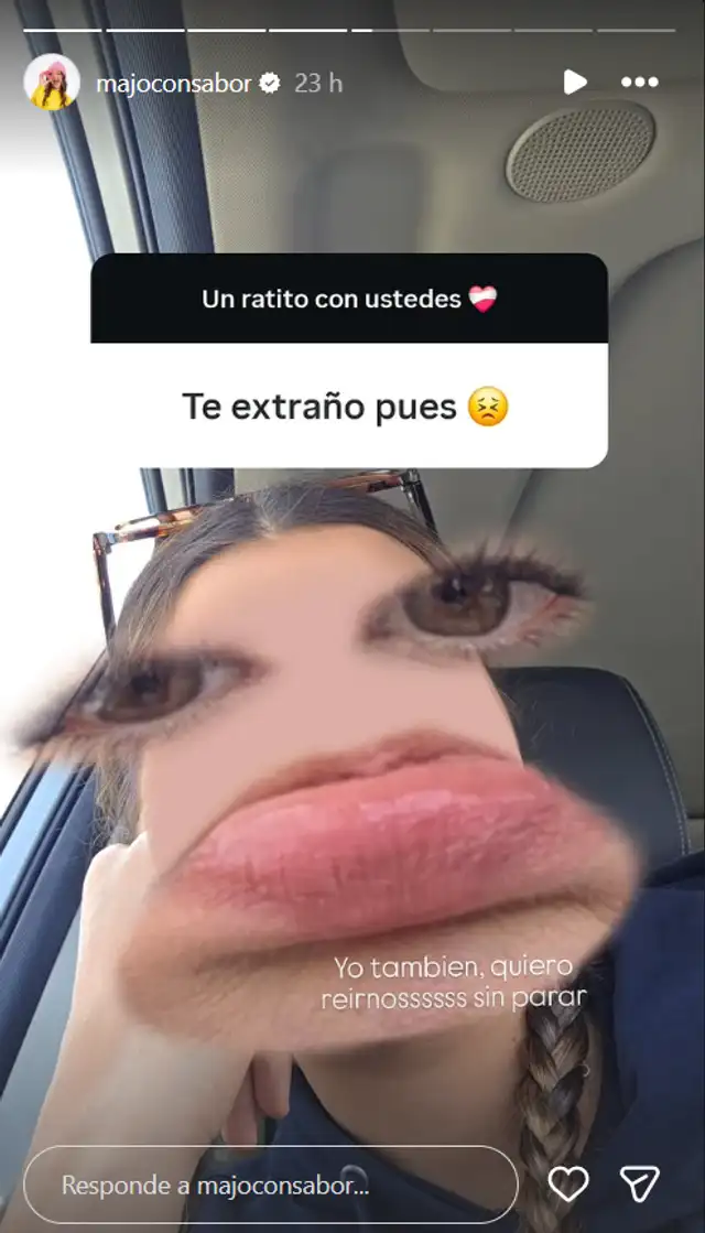 'Majo con Sabor' reaparece con impensado mensaje tras ser grabada con Jota Benz en ausencia de Angie Arizaga 'Majo con Sabor' reaparece con impensado mensaje tras ser grabada con Jota Benz en ausencia de Angie Arizaga