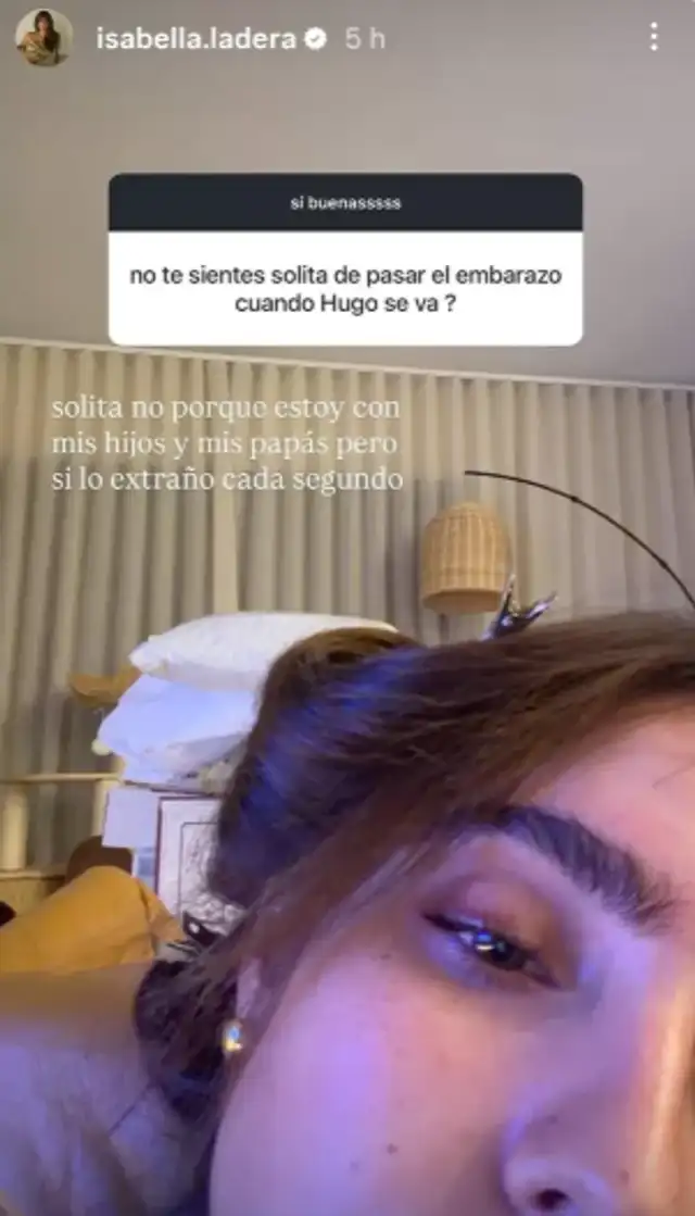 Isabella Ladera sufre por ausencia de Hugo García durante su embarazo 