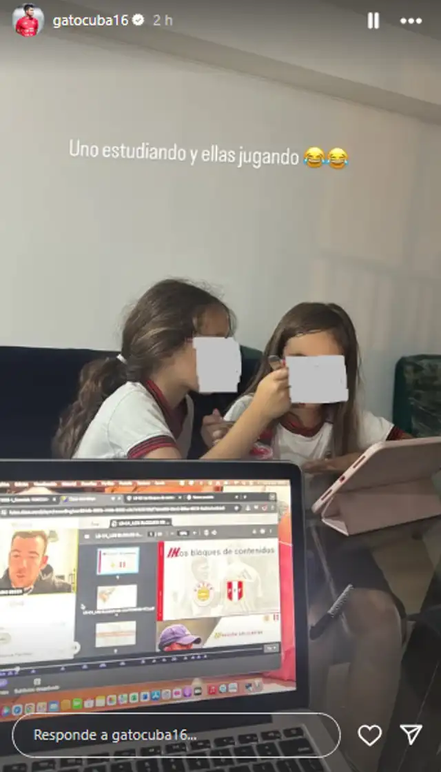 <em>Rodrigo Cuba demuestra que está estudiando y cuidado a su hija mayor. Captura: Instagram</em> <em>Rodrigo Cuba demuestra que está estudiando y cuidado a su hija mayor. Captura: Instagram</em>