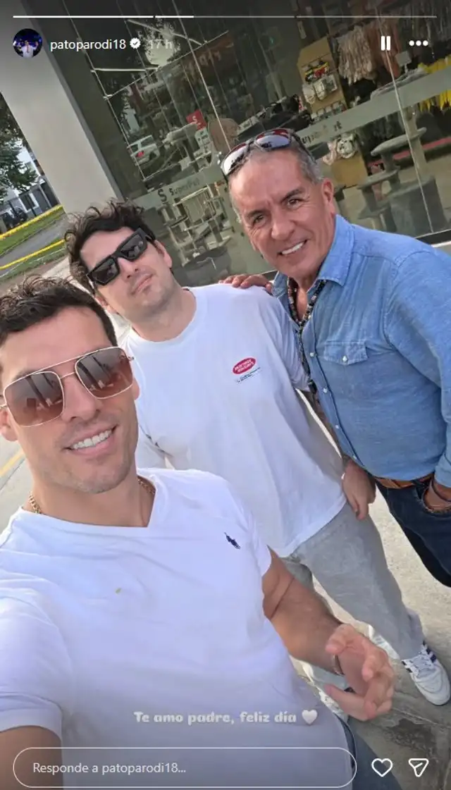 Patricio Parodi entra en completo SHOCK al recibir saludo por el Día del Padre y grita Patricio Parodi entra en completo SHOCK al recibir saludo por el Día del Padre y grita