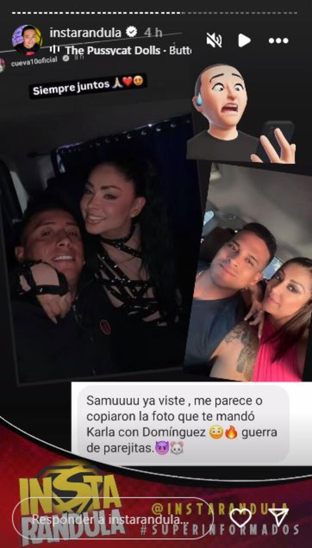  ¿Pamela Franco y Christian Cueva copiaron a Karla Tarazona y Christian Domínguez? 