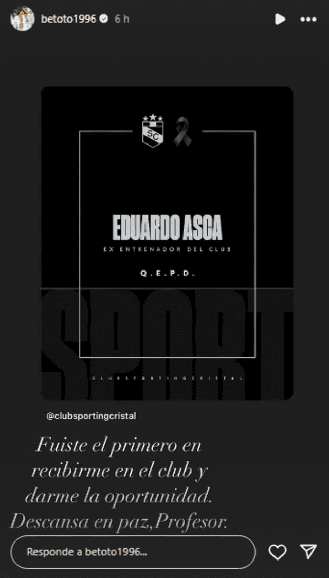 Beto Da Silva conmueve con mensaje.