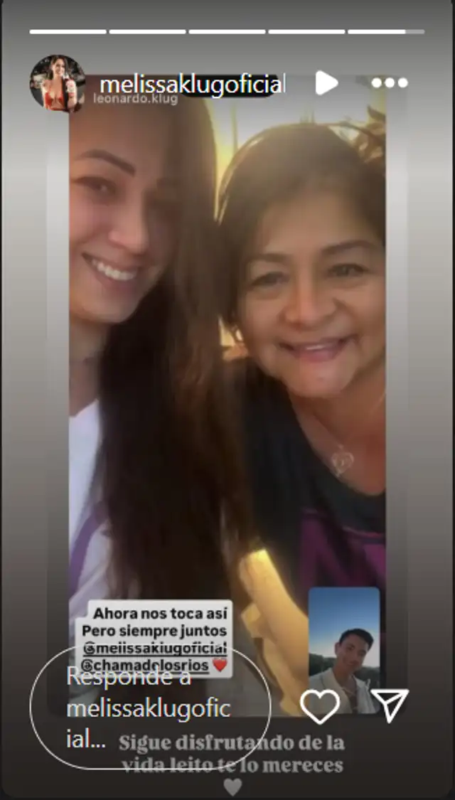 Familiar de Melissa Klug aparece con ella y 'se pronuncian' tras ruptura con Jesús Barco Familiar de Melissa Klug aparece con ella y 'se pronuncian' tras ruptura con Jesús Barco