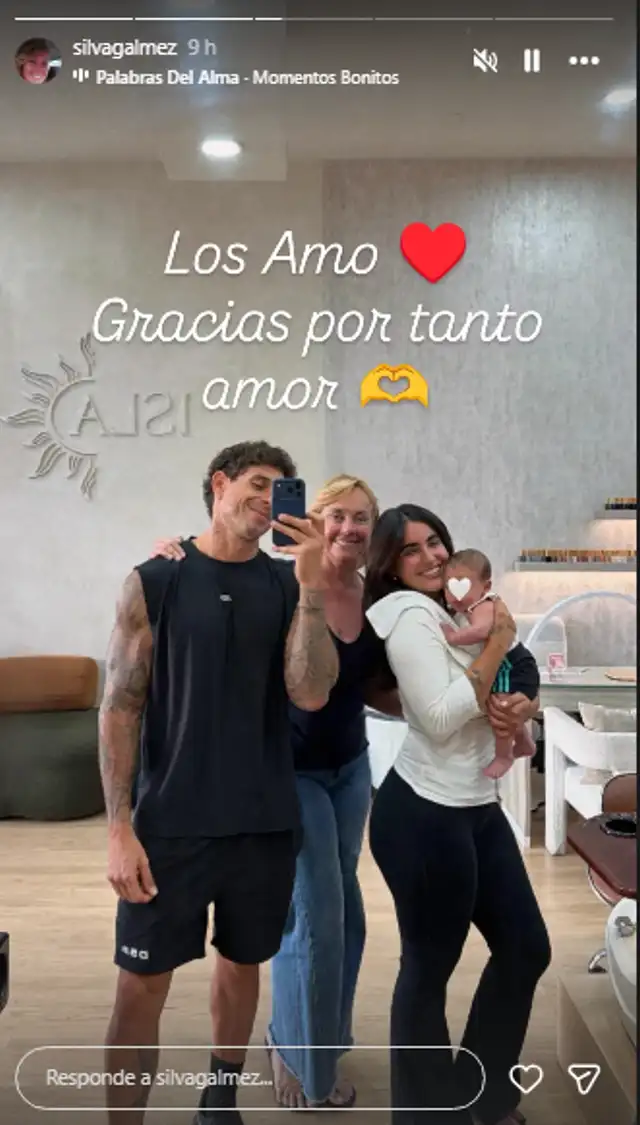 Mamá de Hugo García se luce feliz con Isabella Ladera.