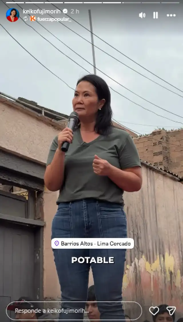 <em>Keiko Fujimori priorizó su campaña y no respondió a su hija. Captura: Instagram</em> <em>Keiko Fujimori priorizó su campaña y no respondió a su hija. Captura: Instagram</em>