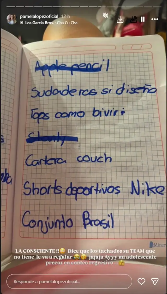 Pamela López expone la costosa lista de regalos que exige su hija por su cumpleaños de su hija: 
