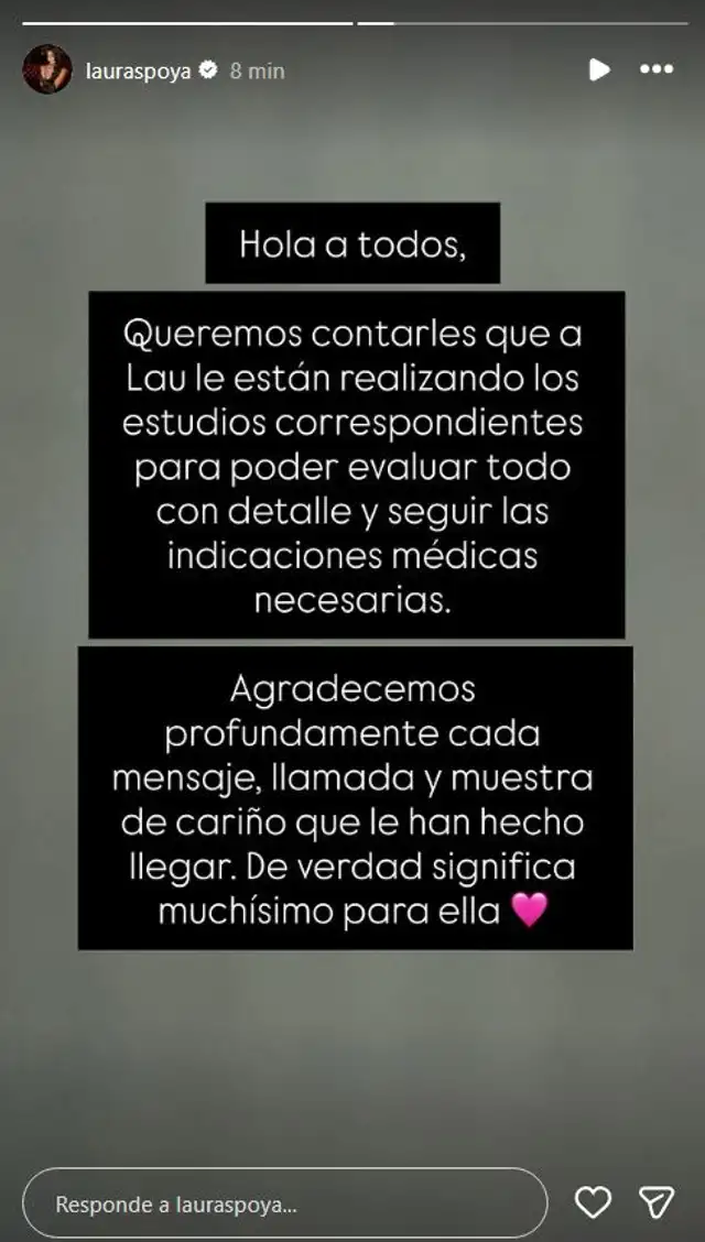  Laura Spoya reaparece con comunicado tras terrible accidente en su camioneta 