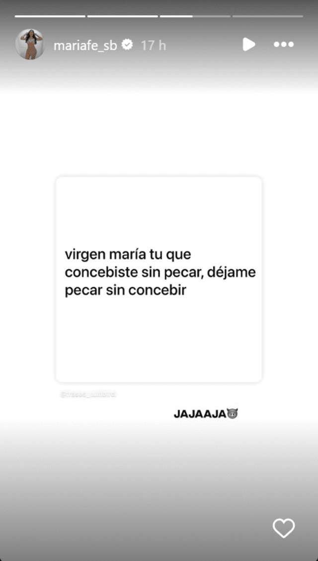 María Fe Saldaña lanzó FUERTE mensaje antes de EXPONERSE prueba positiva de embarazo de la 'prima' de Josimar María Fe Saldaña lanzó FUERTE mensaje antes de EXPONERSE prueba positiva de embarazo de la 'prima' de Josimar
