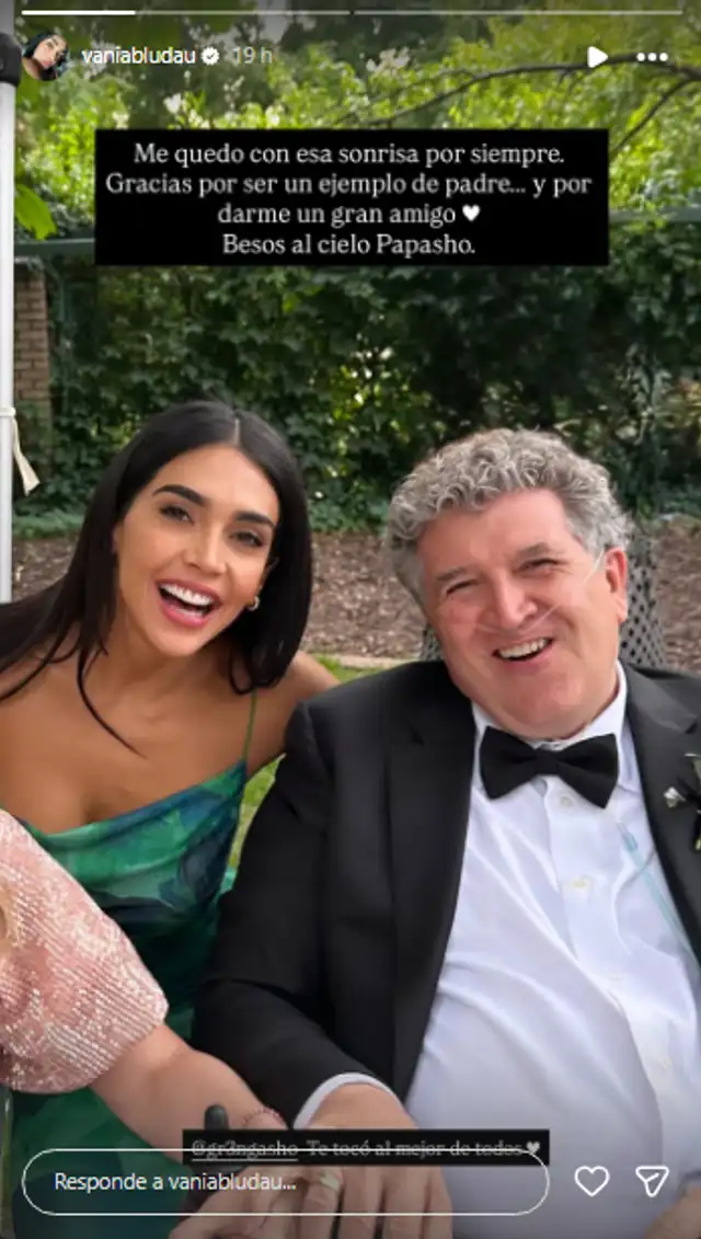 <em>Vania Bludau sufre ante triste fallecimiento. Captura: Instagram</em>   