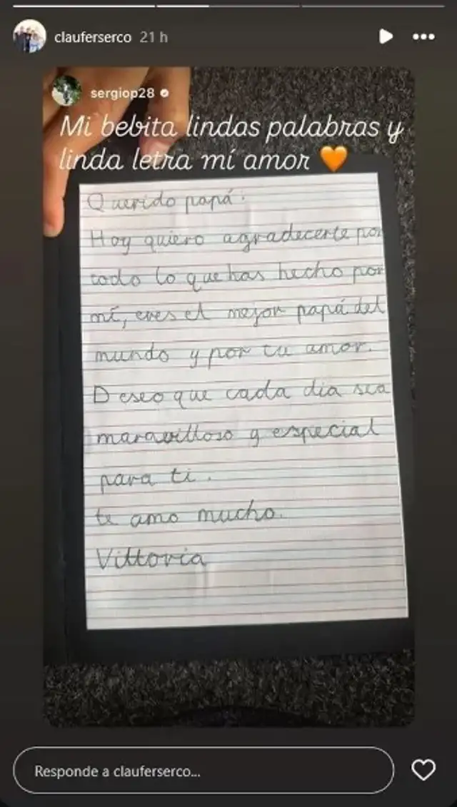 Sergio Peña se QUIEBRA al leer la desgarradora carta de su hija con Valery Revello por el Día del Padre Sergio Peña se QUIEBRA al leer la desgarradora carta de su hija con Valery Revello por el Día del Padre
