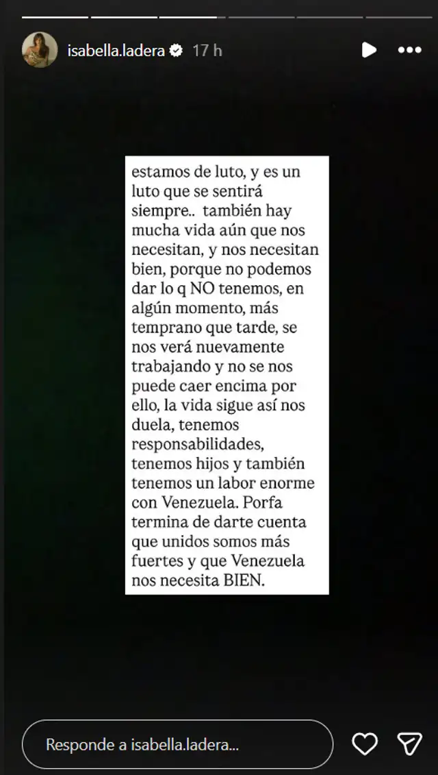 Isabella Ladera da malas noticias a poco de dar a luz tras terremoto en Venezuela y su devastador estado