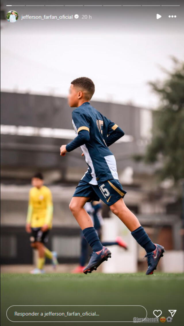 Jefferson Farfán manda sensible mensaje a su hijo Jefferson Farfán manda sensible mensaje a su hijo