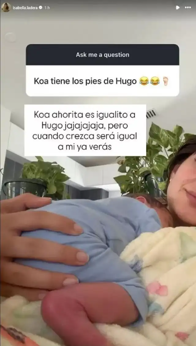 ¿A quién se parece Koa, el hijo de Hugo García e Isabella Ladera? Influencer deja en SHOCK con fuerte confesión: “Igualito…”