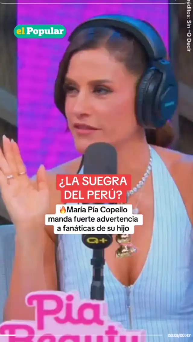 María Pía Copello se manda contra fans de su hijo.