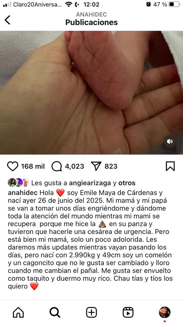 Anahí de Cárdenas PREOCUPA por delicado estado tras complicaciones en el parto de su bebé Anahí de Cárdenas PREOCUPA por delicado estado tras complicaciones en el parto de su bebé