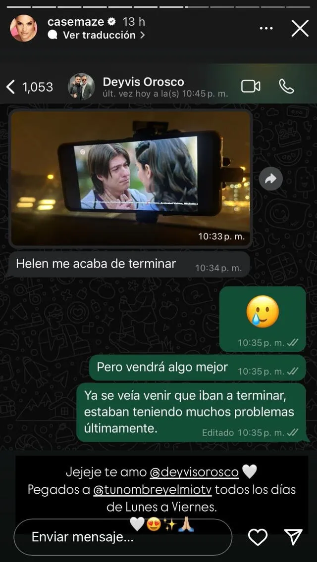 Cassandra Sánchez impacta el exponer chat privado con Deyvis Orosco.