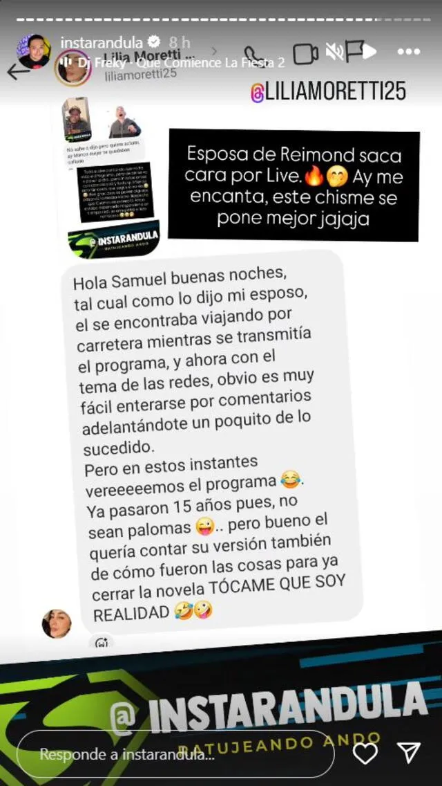 Esposa de Reimond Manco se pronuncia tras revelaciones de Shirley Arica Esposa de Reimond Manco se pronuncia tras revelaciones de Shirley Arica