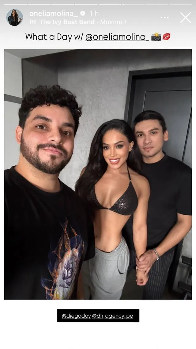 Onelia Molina aparece en 'CARIÑOSA' foto con hombre que NO ES Mario Irivarren Onelia Molina aparece en 'CARIÑOSA' foto con hombre que NO ES Mario Irivarren