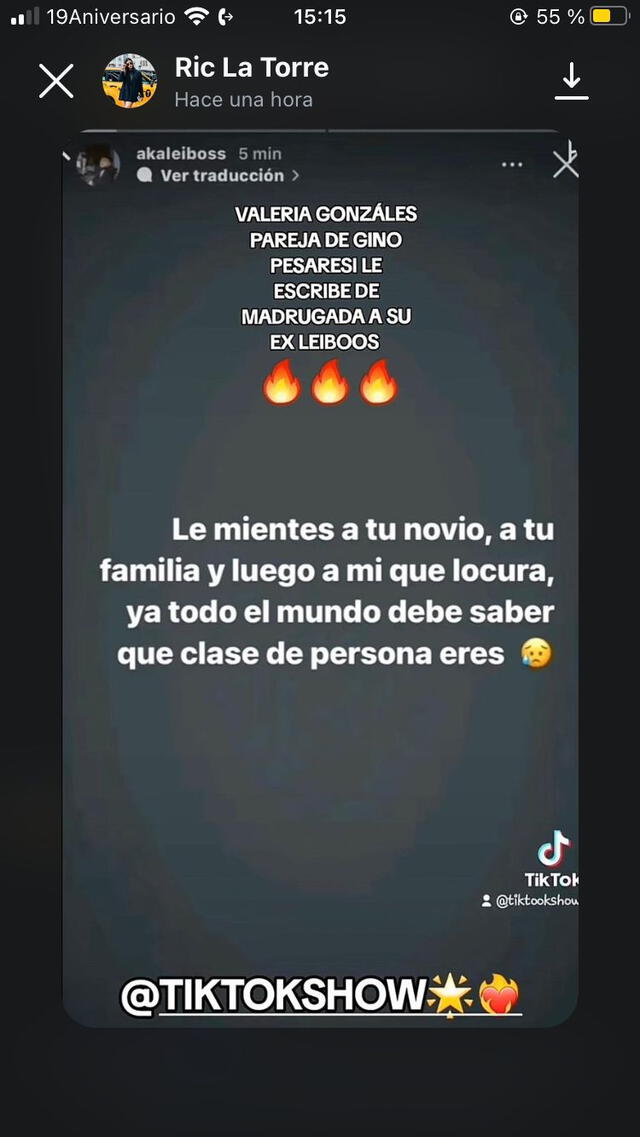 Gino Pessaressi habría terminado con su novia tras descubrir comprometedores chats con su expareja.